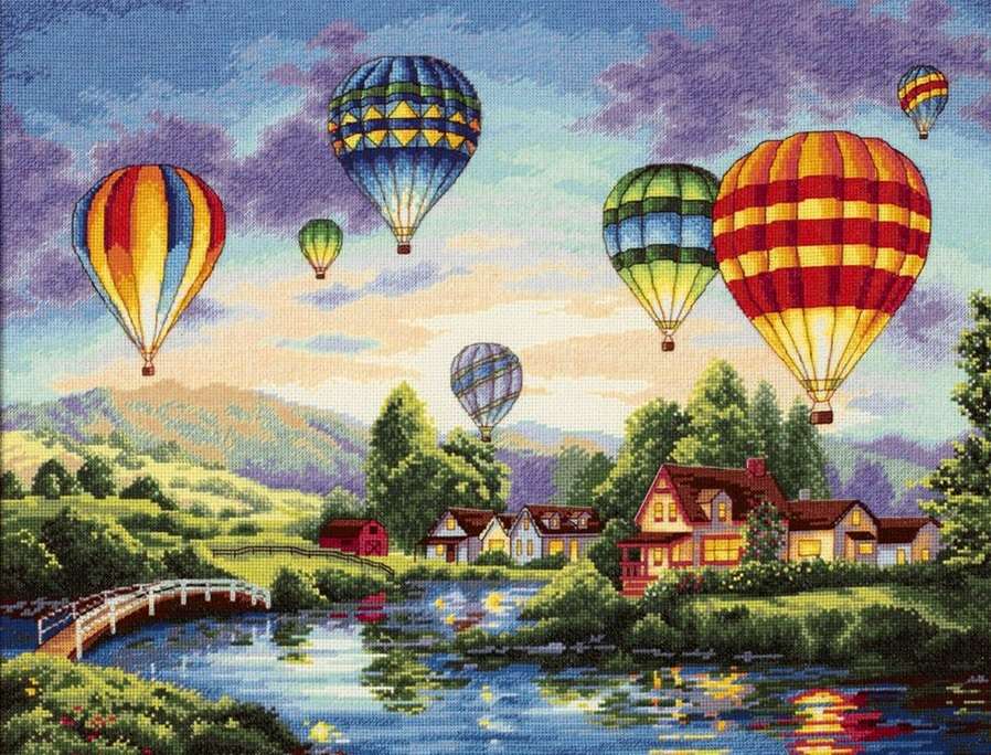 Balony na gorące powietrze puzzle online