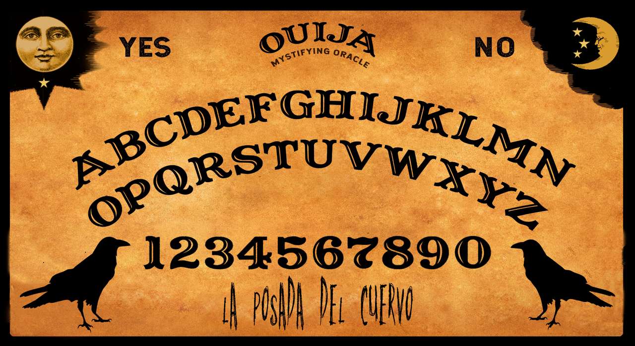 wrona na tablicy ouija puzzle online