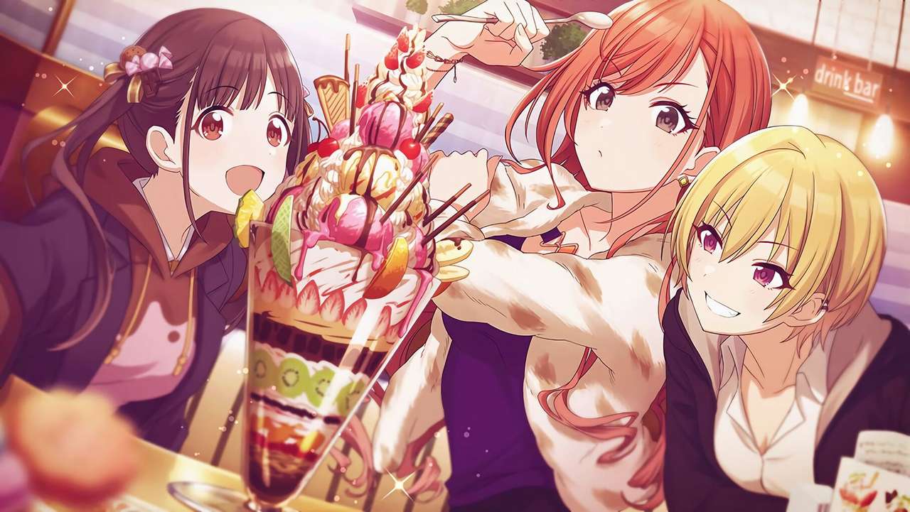 Arisugawa Natsuha, chiyoko Sonoda i juri Saijo puzzle online