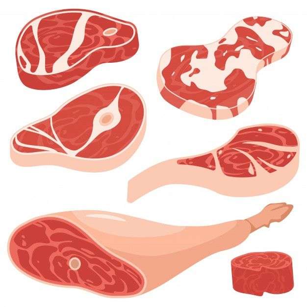 Obraz białek, mięs puzzle online