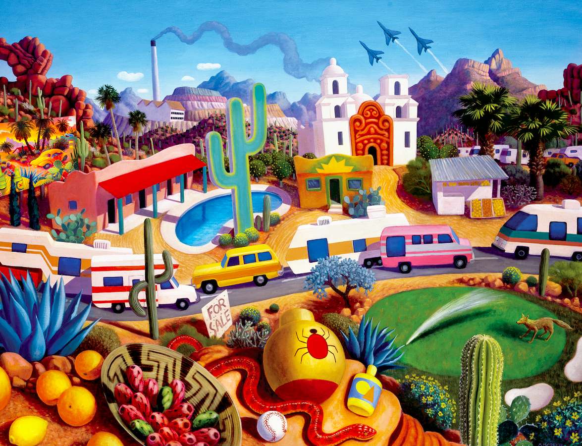 Arizona w pustynnym słońcu puzzle online