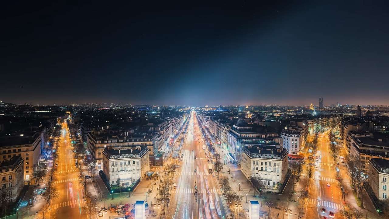 Paryż: widok puzzle online