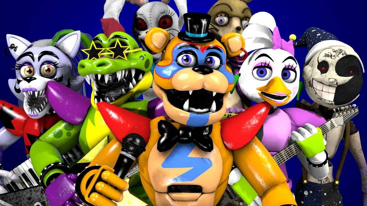 fnaf łamie bezpieczeństwo bandA puzzle online