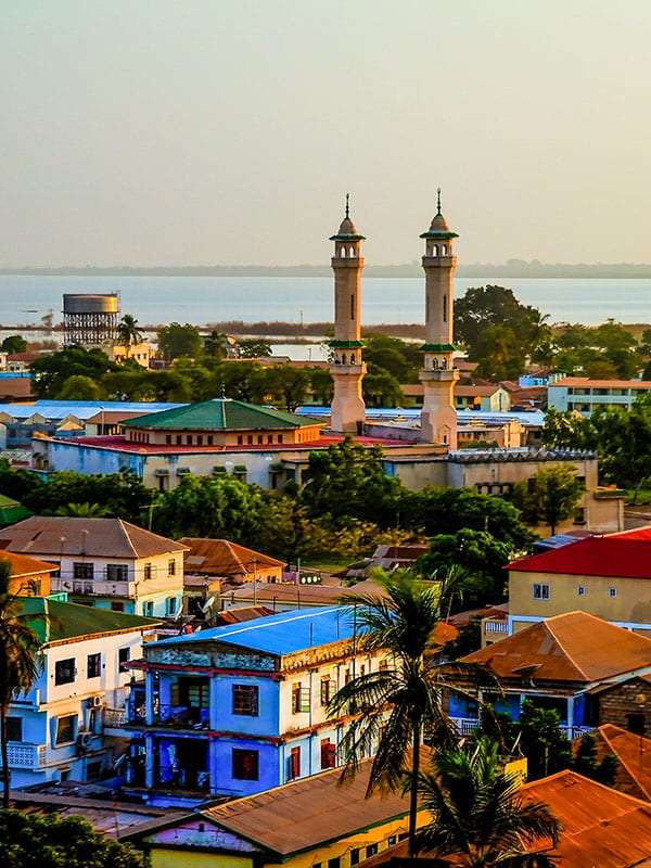 Miasto w Gambii puzzle online