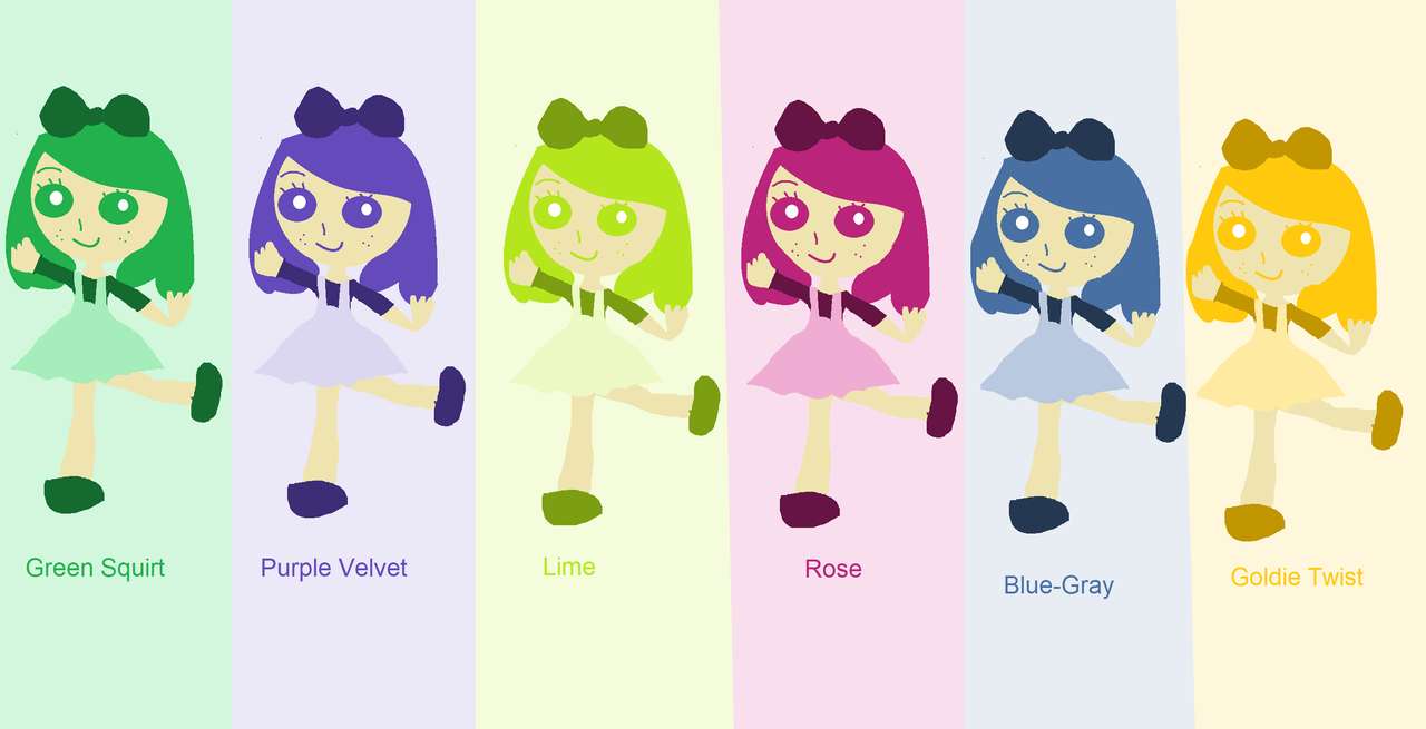 Laki Colours Magic Doll Seria 3 puzzle online