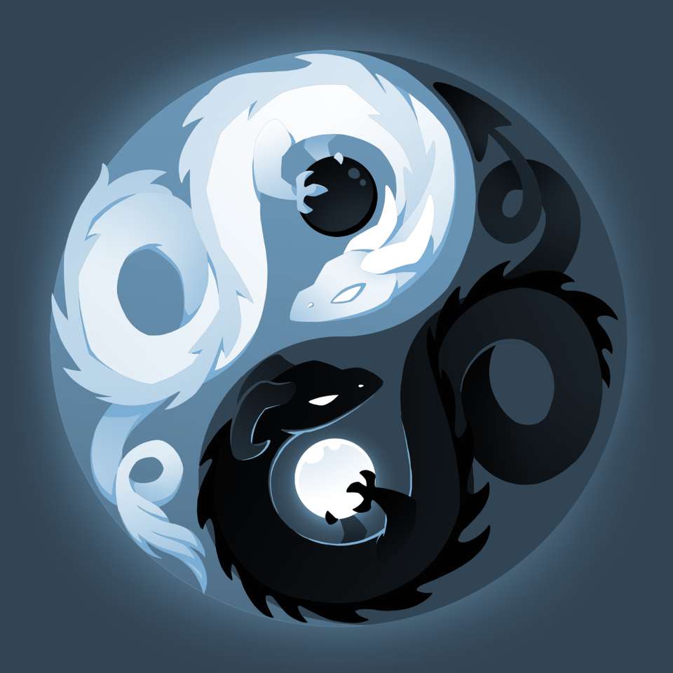 Smok ying yang puzzle online