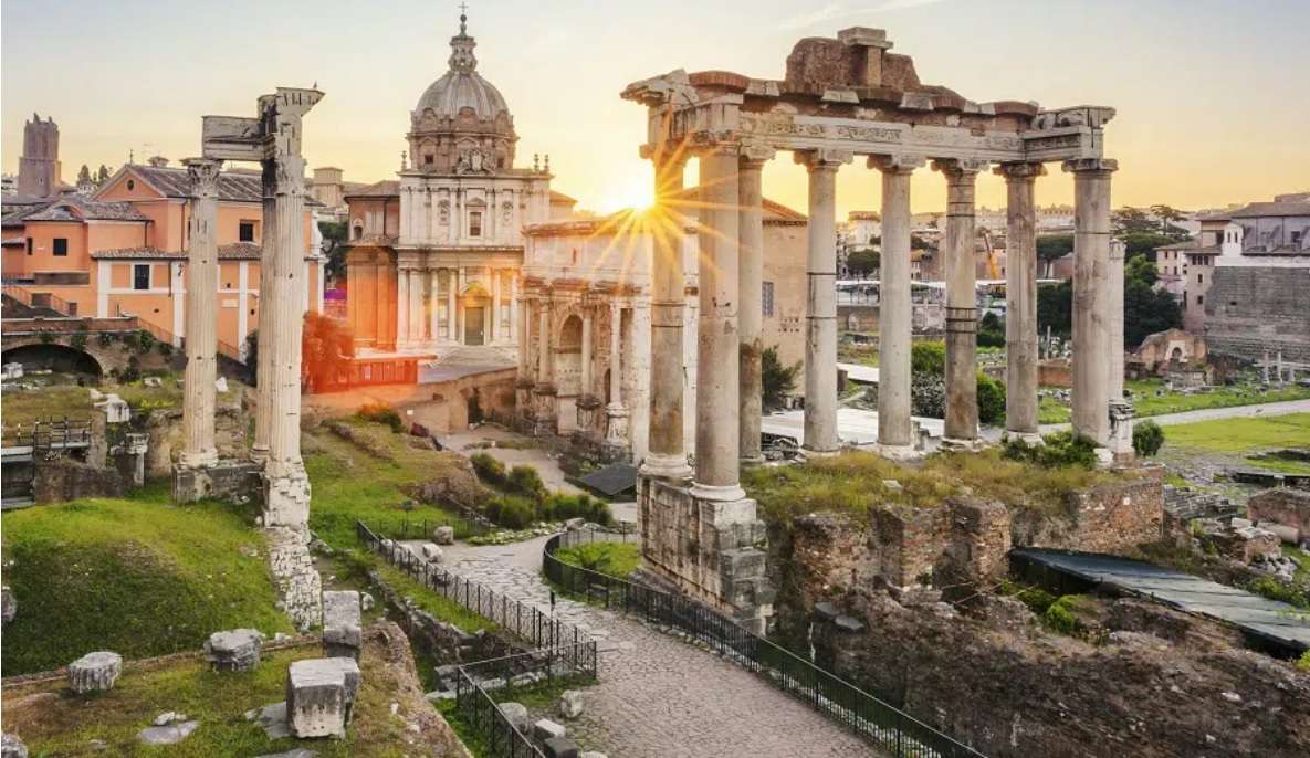 Podróżowanie po Rzymie puzzle online