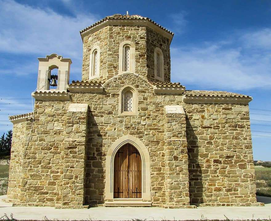 Wyspa Cypr w Kościele Morza Śródziemnego puzzle online