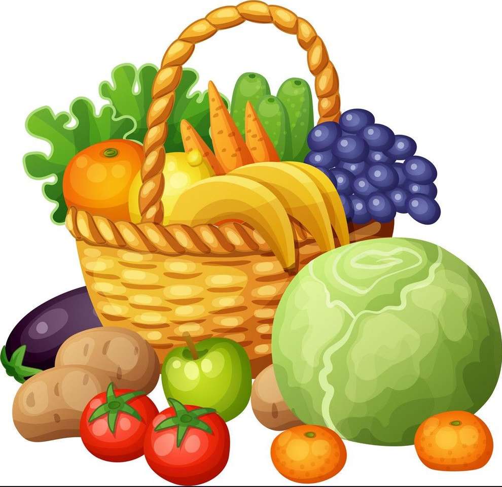 owoce i warzywa puzzle online