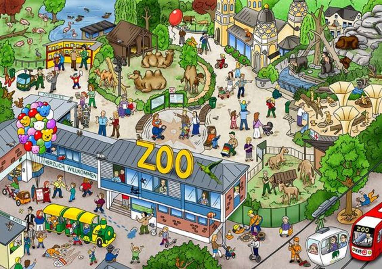 Zoo z lotu ptaka puzzle online