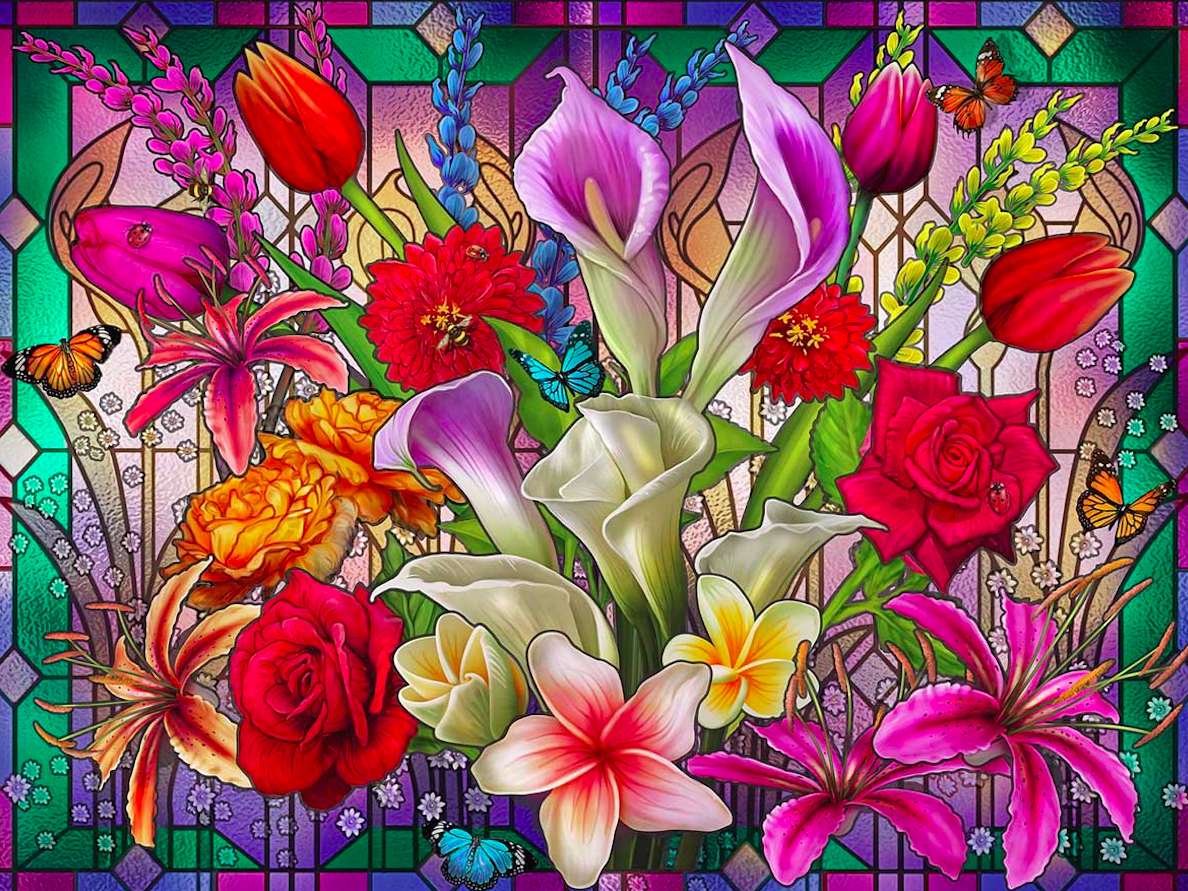 Piękne lilie puzzle online