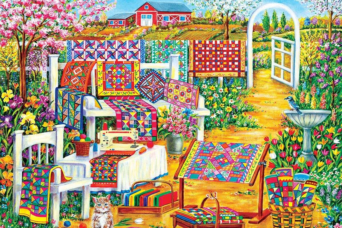 Sprzedaż dywanów na posesji puzzle online