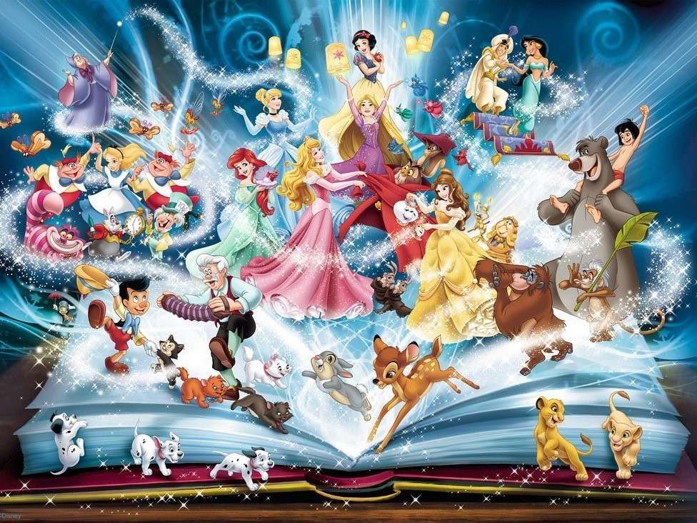 Postacie z bajek Disneya puzzle online