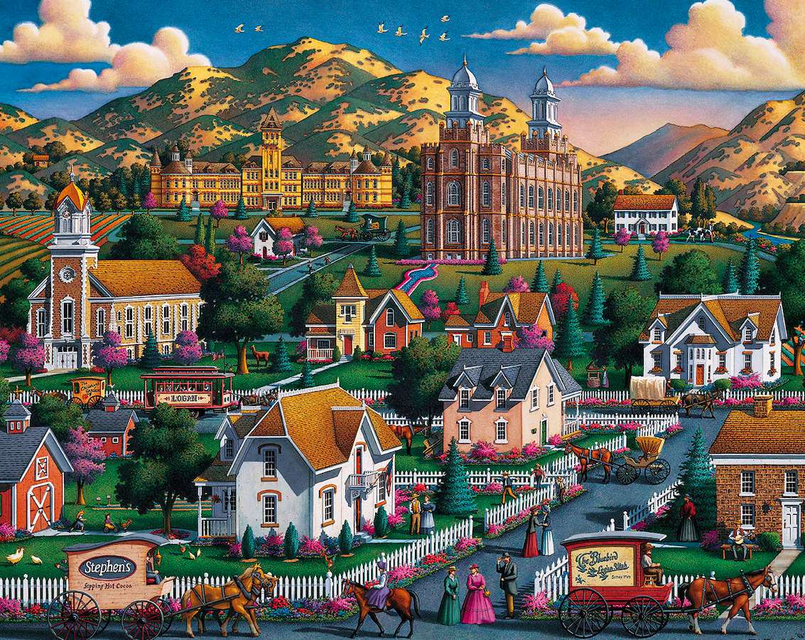 Dawniej-Stare Miasto (Uniwersytet Stanowy Utah) puzzle online