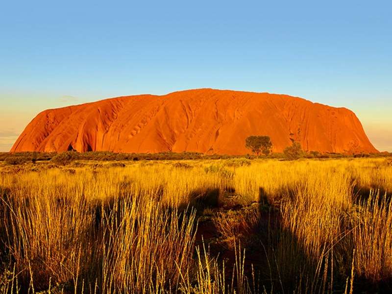 Australia-Uluru-święta skała Aborygenów puzzle online