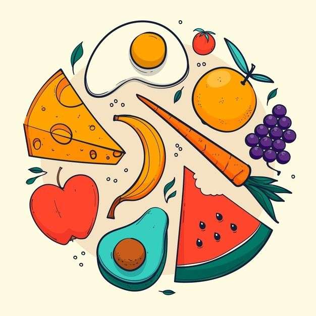 Zdrowa żywność puzzle online