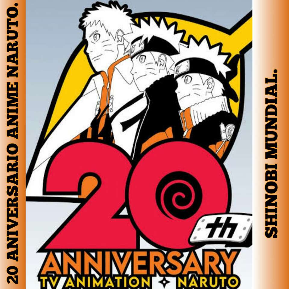 20 rocznica Anime Naruto Shinobi World puzzle online