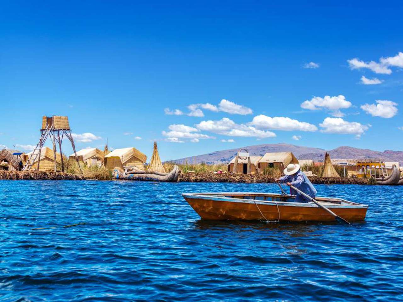 Jezioro Titicaca puzzle online