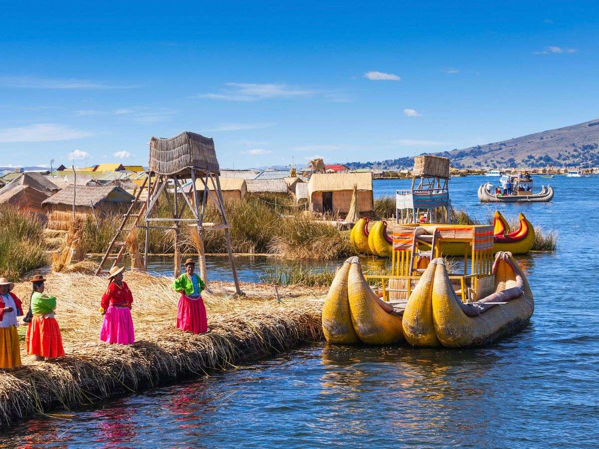 Jezioro Titicaca puzzle online