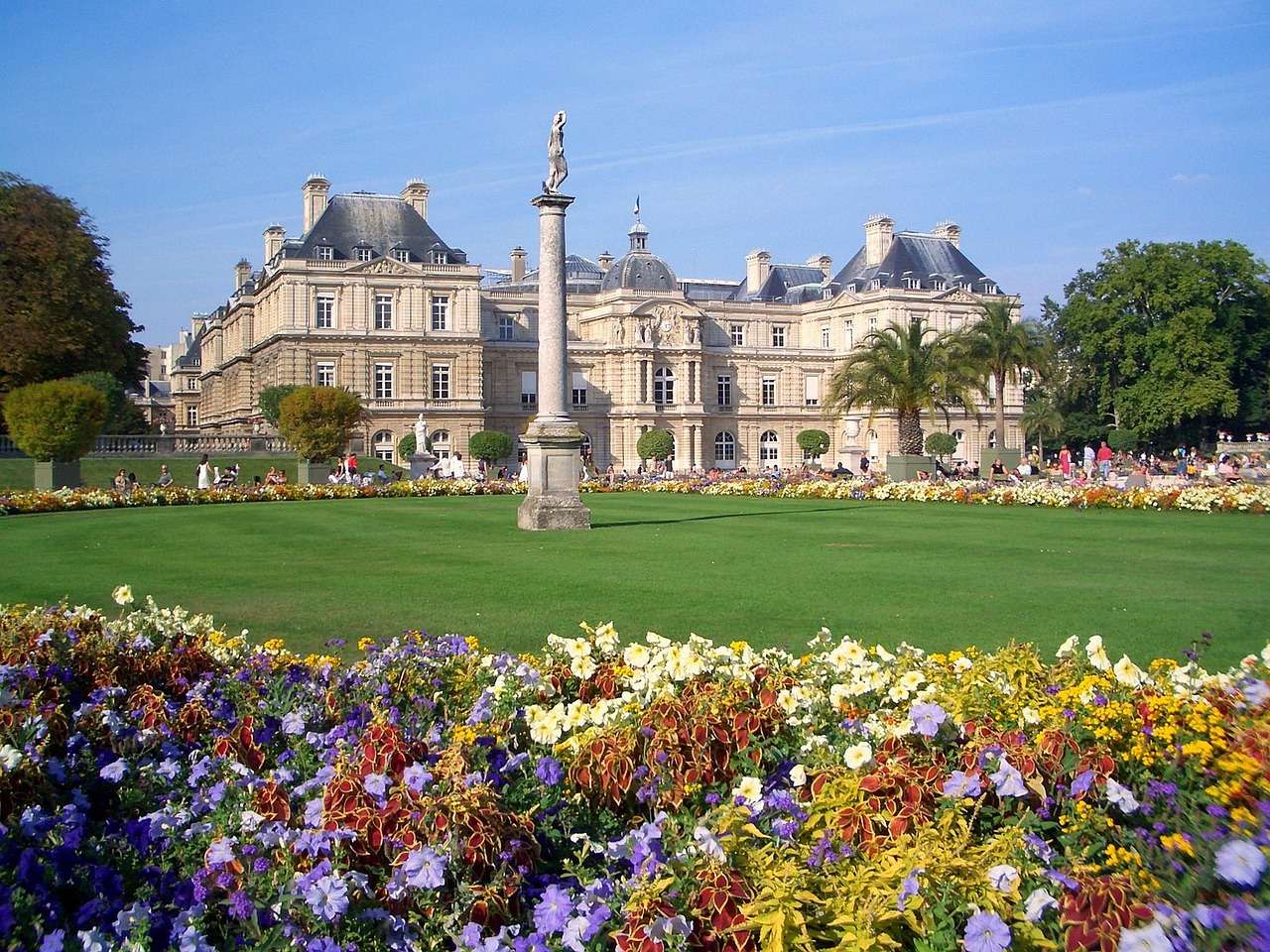 Ogrody Luksemburskie Paryż Francja puzzle online