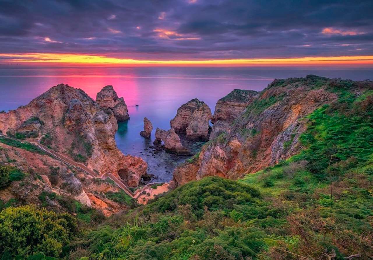 Portugalia-Ponta da Piedade, Algarve-cudo natury puzzle online