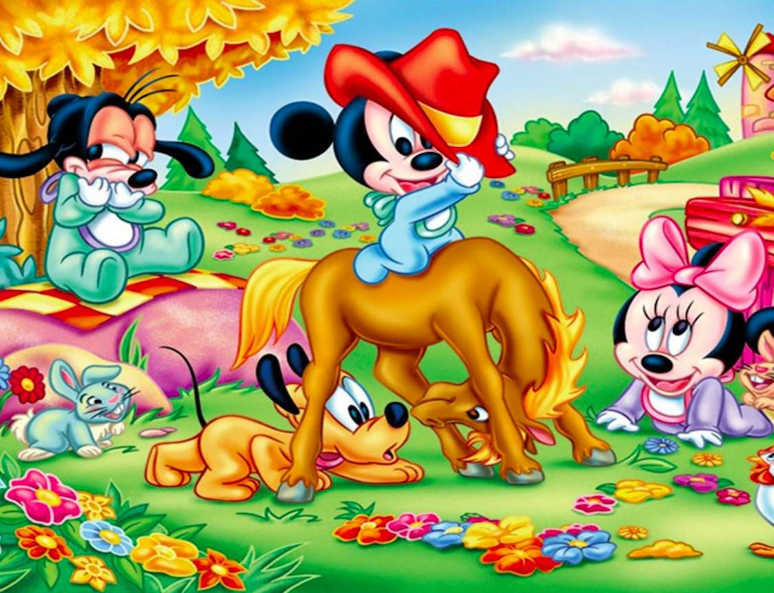 Dzieci Disneya puzzle online