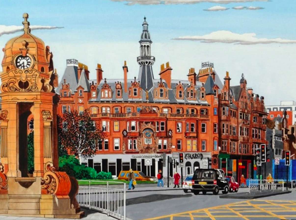 Anglia-Leicester-Zabytkowy budynek-Urząd Miasta puzzle online