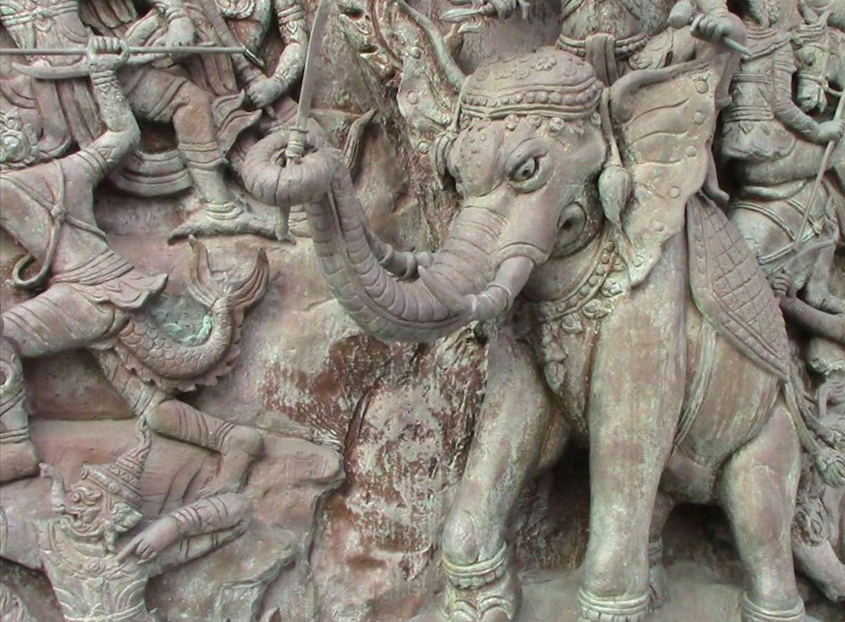 Tajlandia-Bankog-Armia demonów, cudo rzeźba puzzle online