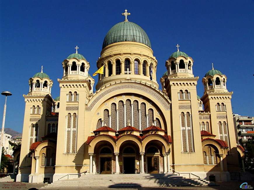 Katedra św. Andrzeja – bazylika w Grecji puzzle online