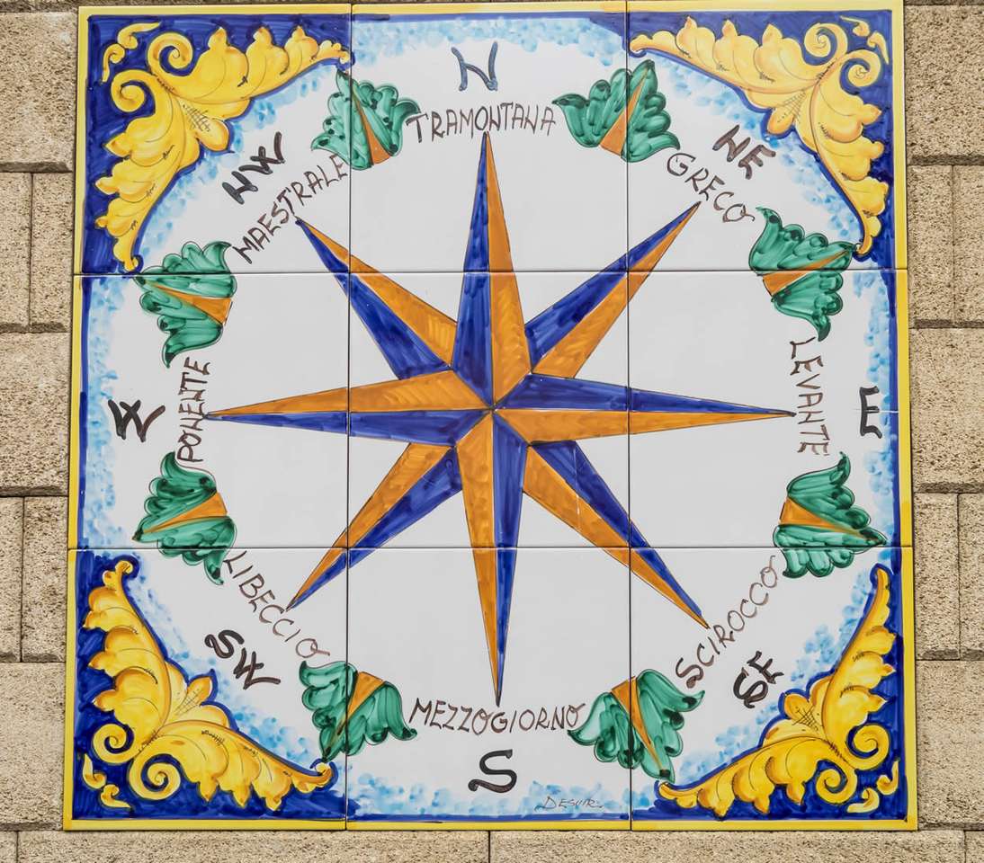 COMPASS ROSE puzzle online