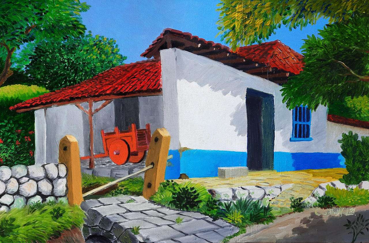 Dom na wsi Kostaryka puzzle online