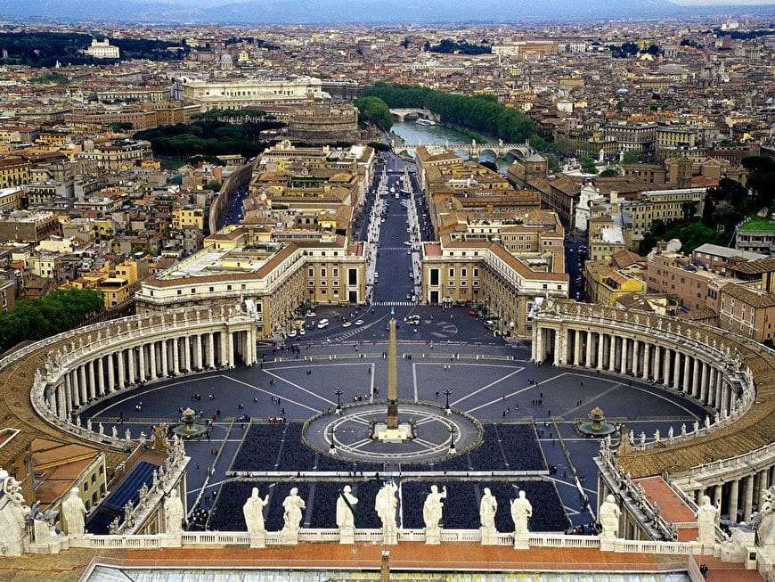Plac św. Piotra w Watykanie puzzle online