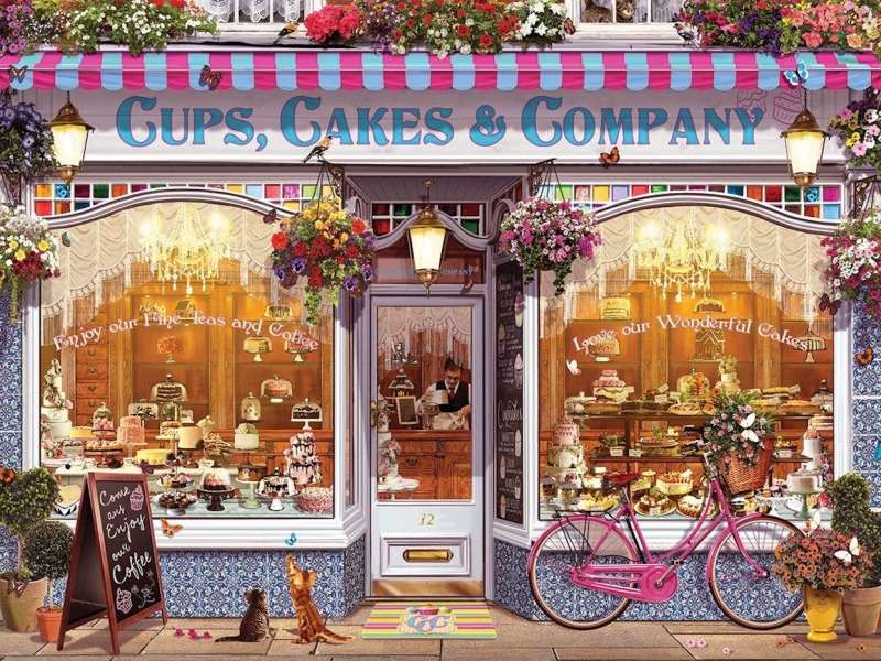 Cups, Cakes & Company puzzle online