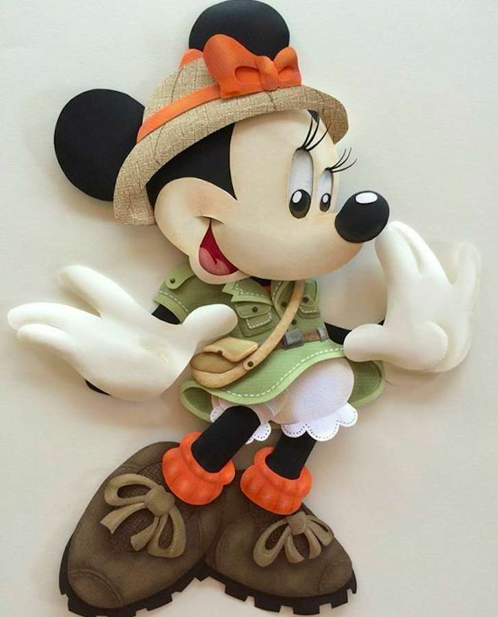 Myszka Miki-rękodzieło zdolnych rączek, cudo:) puzzle online