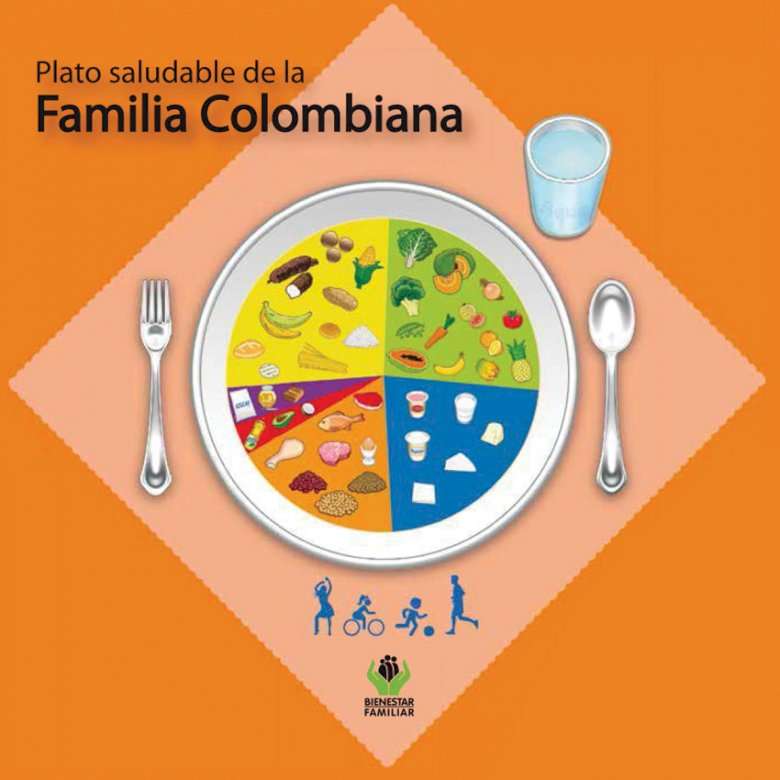 Zdrowe danie kolumbijskiej rodziny puzzle online