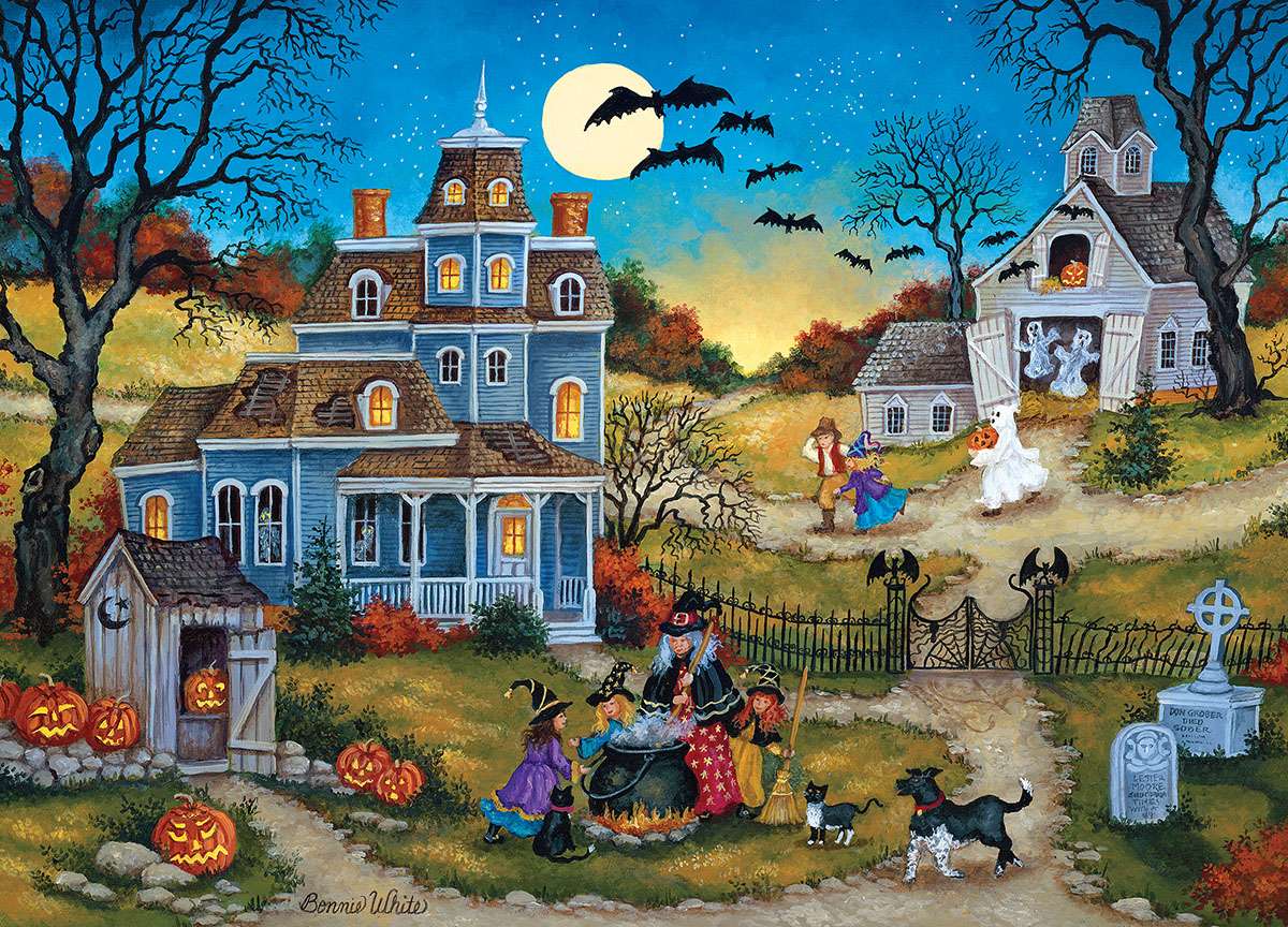 Zabawa Halloweenowa puzzle online