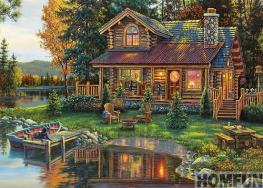 Szczęśliwy dom puzzle online