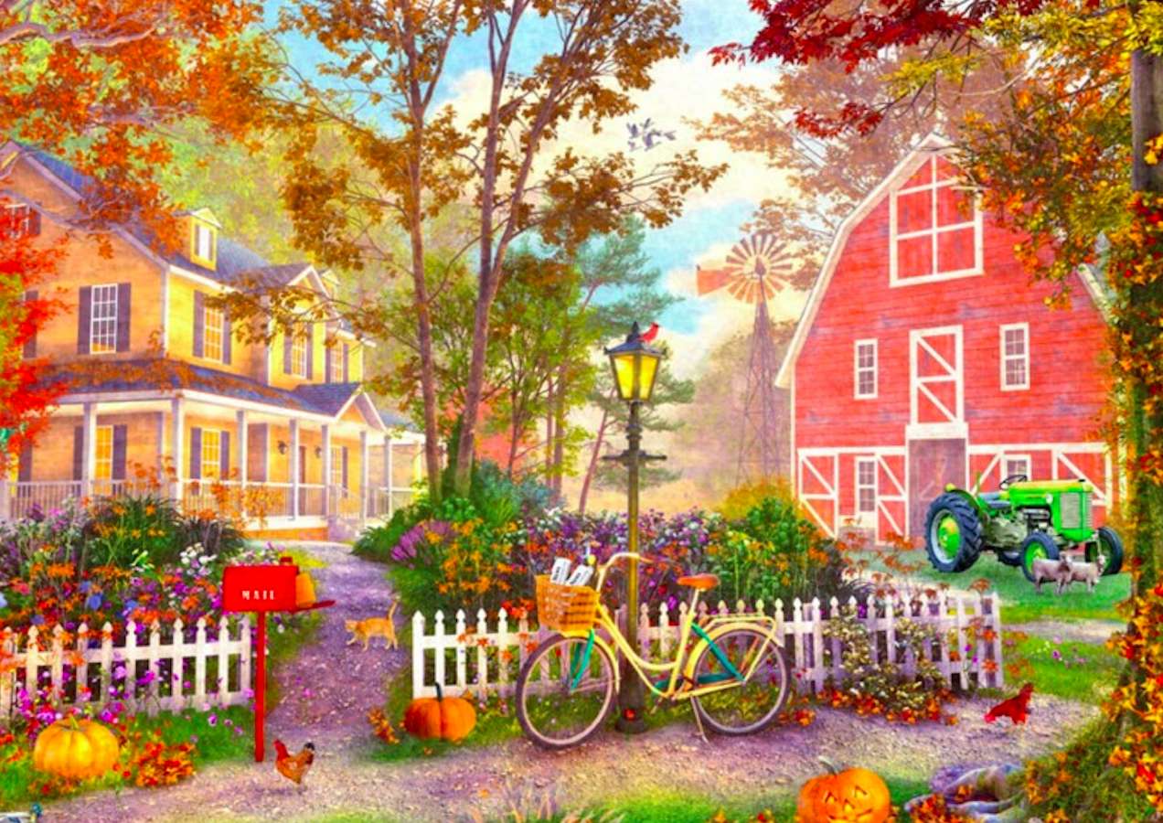 Autumn Farmhouse puzzle online