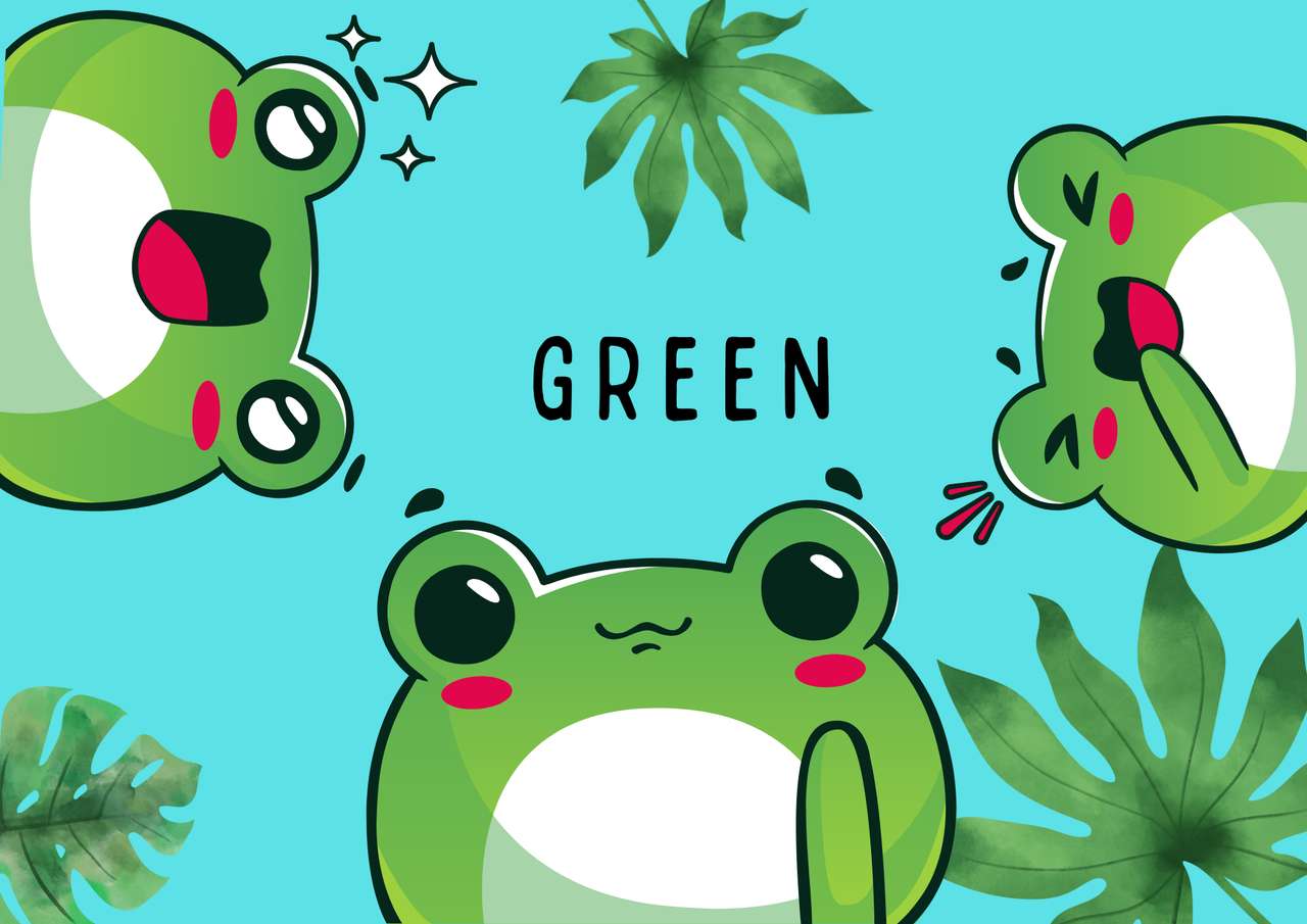 Puzzle - Kolor zielony puzzle online