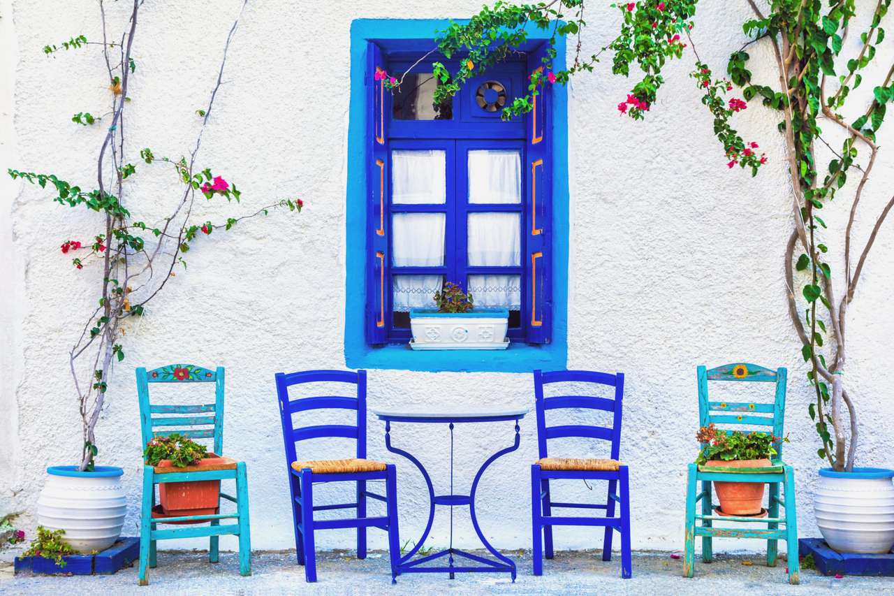 Typowy grecki dom puzzle online