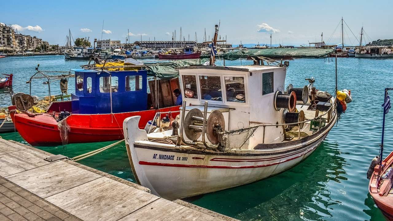 Port Sea Volos Grecja puzzle online