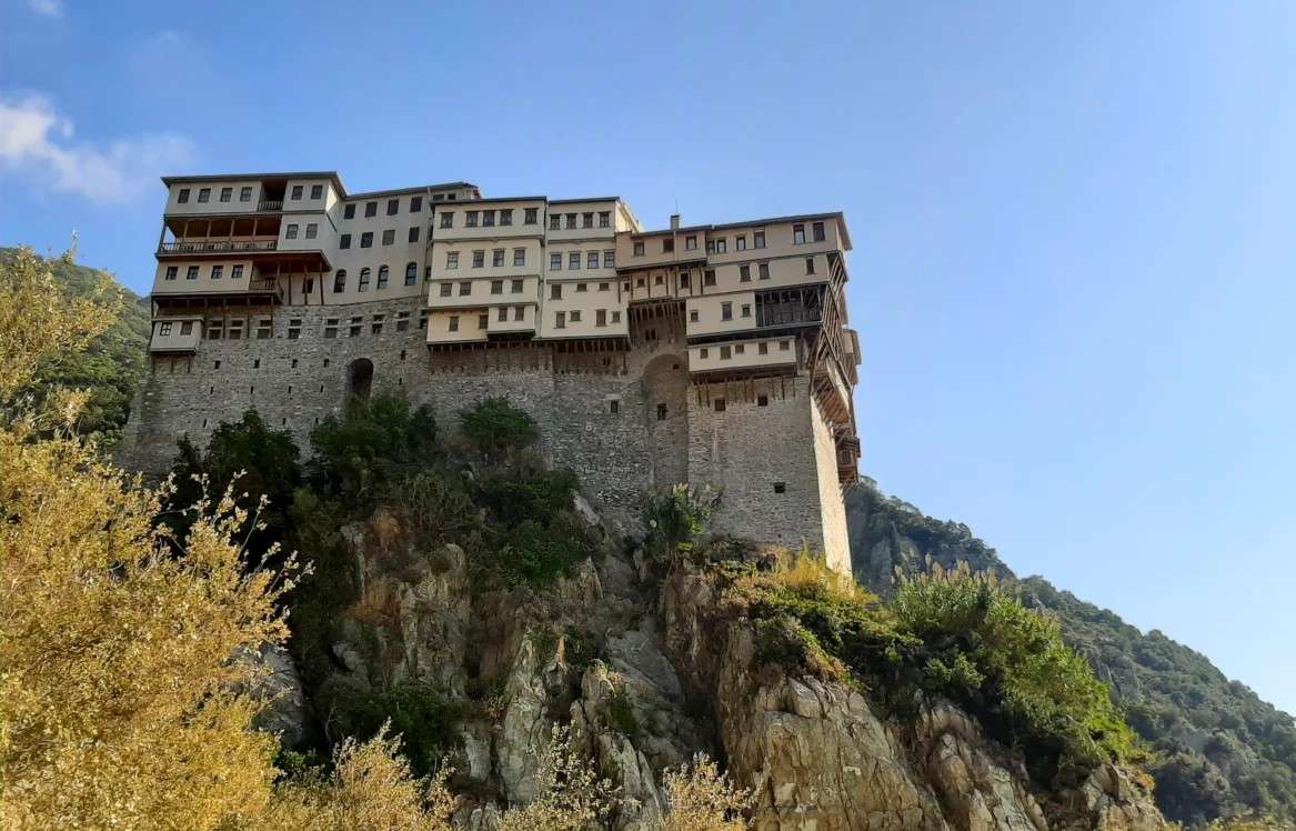 Grecja Zespół klasztorny Athos w Agiou Dionysiou puzzle online