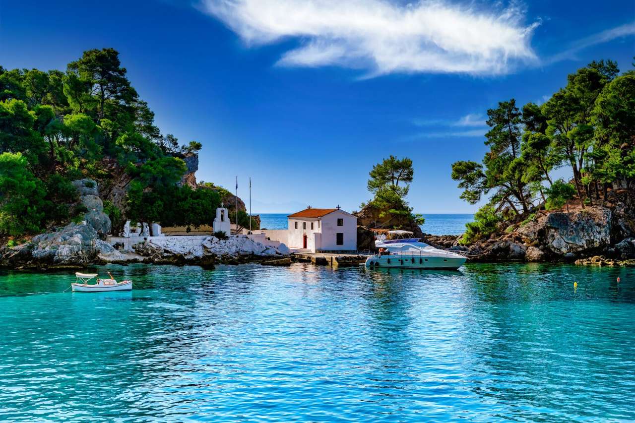 Grecja Epir Wyspa Panagia puzzle online