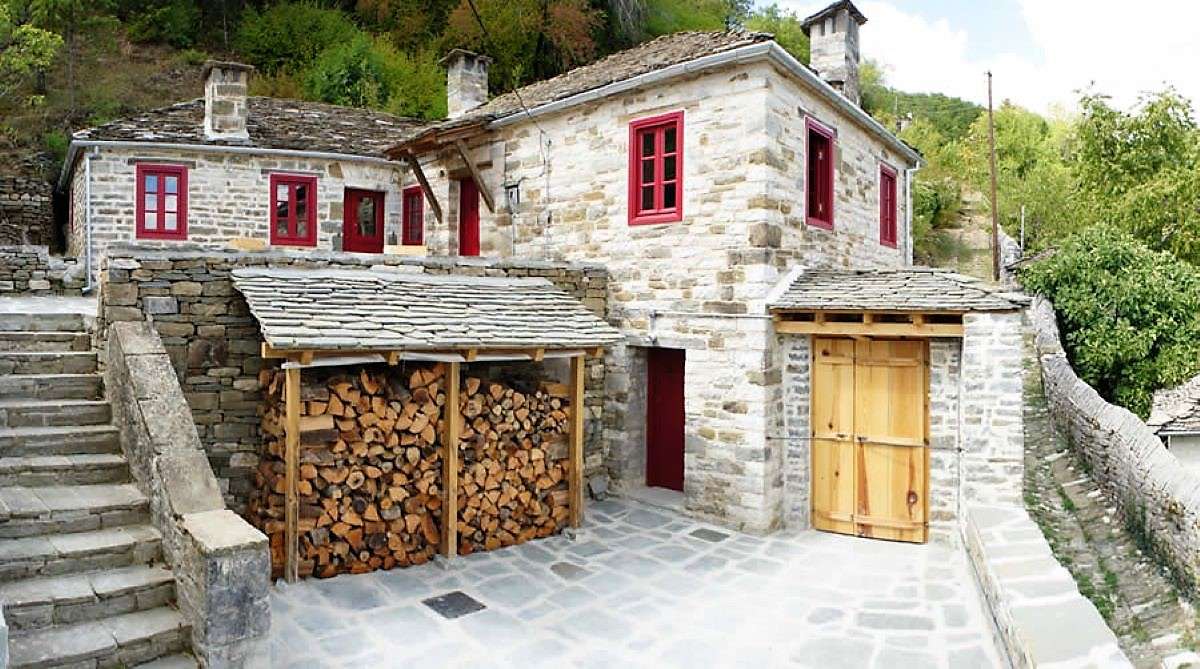 Grecja Epir górska wioska Zagori puzzle online