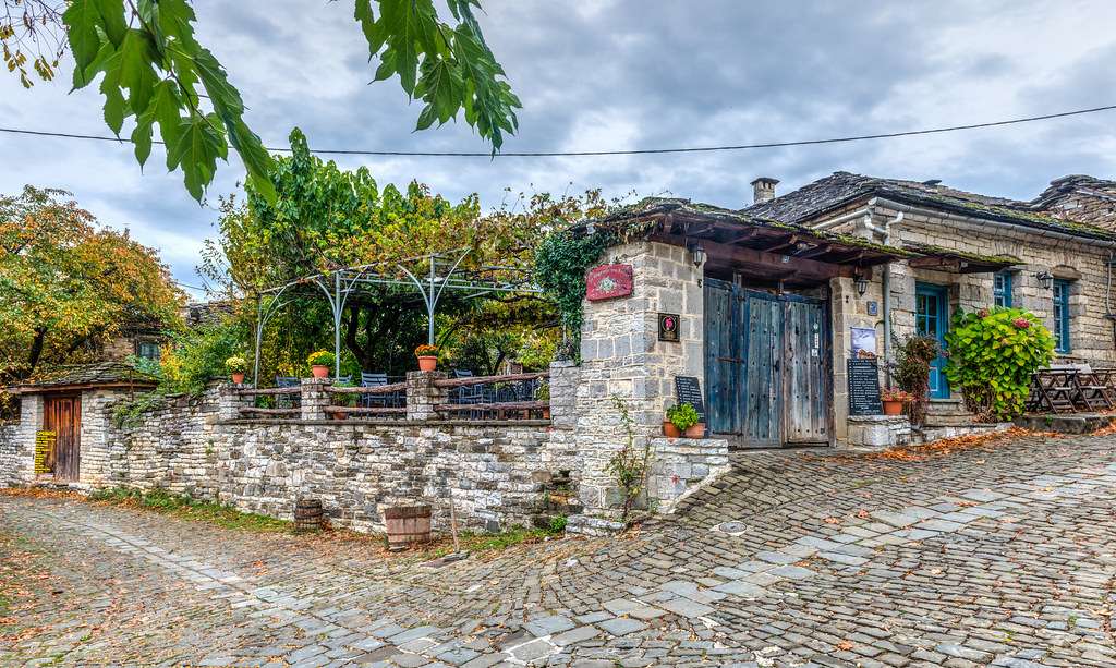 Grecja górska wioska Epir Vitsa puzzle online