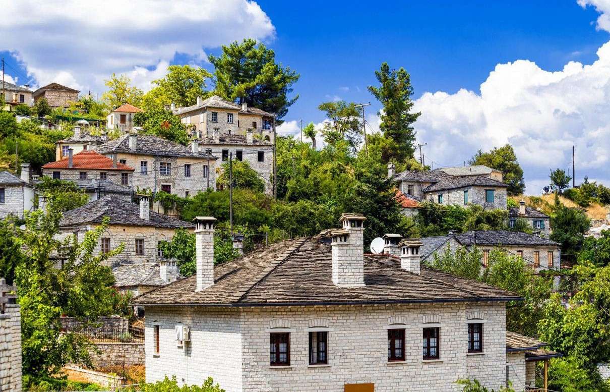 Grecja Epir górska wioska puzzle online