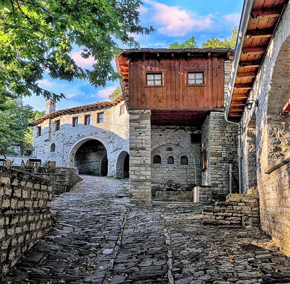 Grecja Epir górska wioska puzzle online