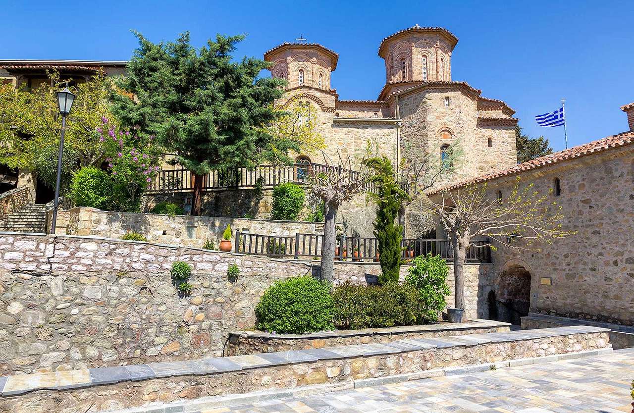 Grecja Klasztor Meteorów w Varlaam puzzle online