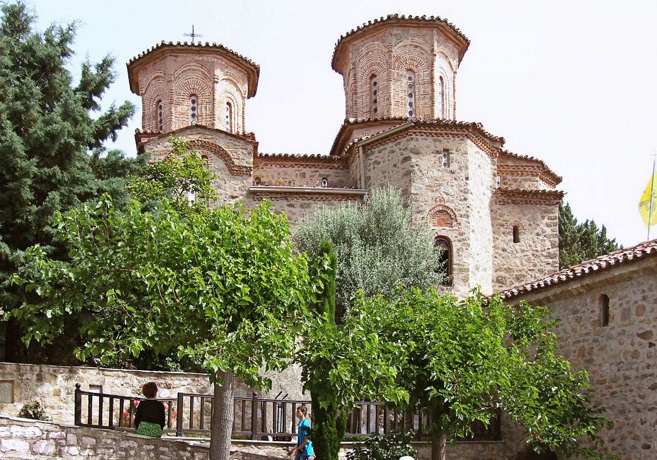 Grecja Klasztor Meteorów w Varlaam puzzle online