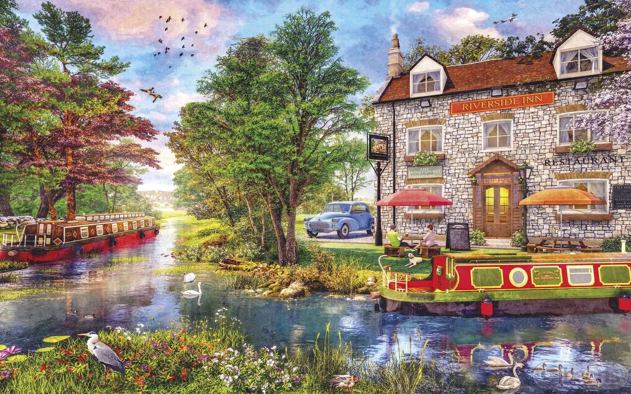Zajazd nad rzeką -Riverside Inn puzzle online